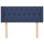 Cabecero de tela azul 93x16x78/88 cm de , Cabeceros y pies de cama - Ref: Foro24-3119092, Precio: 55,19 €, Descuento: %