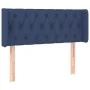 Blue fabric headboard with LED 93x16x78/88 cm by , Headboards and footboards - Ref: Foro24-3123560, Price: 62,50 €, Discount: %
