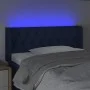 Blue fabric headboard with LED 93x16x78/88 cm by , Headboards and footboards - Ref: Foro24-3123560, Price: 62,50 €, Discount: %