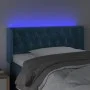 LED-Kopfteil aus dunkelblauem Samt, 103 x 16 x 78/88 cm von , Kopf- und Fußteile - Ref: Foro24-3123618, Preis: 76,87 €, Rabat...