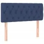 Box spring bed with blue fabric mattress 90x190 cm by , Beds and slatted bases - Ref: Foro24-3130479, Price: 325,80 €, Discou...