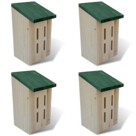 Set mit 4 Nistkästen für Schmetterlinge, 14 x 15 x 22 cm von vidaXL, Schmetterlingsunterkünfte - Ref: Foro24-41291, Preis: 33...