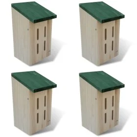 Set of 4 butterfly nesting shelters, 14 x 15 x 22 cm by vidaXL, Butterfly shelters - Ref: Foro24-41291, Price: 34,09 €, Disco...