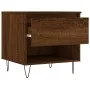 Brown oak engineered wood coffee table 50x46x50 cm by , Coffee table - Ref: Foro24-830922, Price: 34,17 €, Discount: %