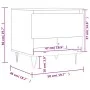 Mesa de centro madera de ingeniería gris Sonoma 50x46x50 cm de , Mesas de centro - Ref: Foro24-830920, Precio: 36,15 €, Descu...