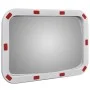 Rectangular convex traffic mirror with reflectors 40 x 60cm by vidaXL, Road and traffic signs - Ref: Foro24-141682, Price: 10...