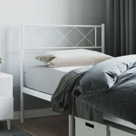 Kopfteil aus weißem Metall, 90 cm von , Kopf- und Fußteile - Ref: Foro24-372354, Preis: 23,43 €, Rabatt: %