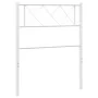Cabecero de metal blanco 90 cm de , Cabeceros y pies de cama - Ref: Foro24-372354, Precio: 23,35 €, Descuento: %