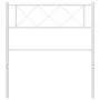 Cabecero de metal blanco 90 cm de , Cabeceros y pies de cama - Ref: Foro24-372354, Precio: 23,35 €, Descuento: %
