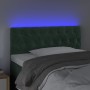 LED-Kopfteil aus dunkelgrünem Samt, 100 x 7 x 78/88 cm von , Kopf- und Fußteile - Ref: Foro24-3121993, Preis: 52,82 €, Rabatt: %