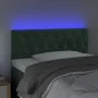 Cabecero con LED de terciopelo verde oscuro 100x7x78/88 cm de , Cabeceros y pies de cama - Ref: Foro24-3121993, Precio: 55,73...