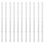 Metal fence with galvanized steel posts 25x1.5 m by vidaXL, fence panels - Ref: Foro24-141509, Price: 315,12 €, Discount: %