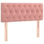 Box spring bed with pink velvet mattress 90x190 cm by , Beds and slatted bases - Ref: Foro24-3127648, Price: 325,36 €, Discou...