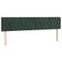 Box spring bed with mattress and LED dark green velvet 180x200cm by , Beds and slatted bases - Ref: Foro24-3134600, Price: 57...