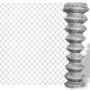 Silver galvanized steel wire mesh fence 15x1.5 m by vidaXL, fence panels - Ref: Foro24-141488, Price: 107,62 €, Discount: %