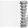 Valla de tela metálica acero galvanizado plateado 15x1,5 m de vidaXL, Paneles de vallas - Ref: Foro24-141488, Precio: 94,83 €...