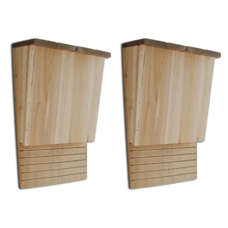 Casas para murciélagos 2 unidades 22x12x34 cm de vidaXL, Refugios para murciélagos - Ref: Foro24-41293, Precio: 29,04 €, Desc...
