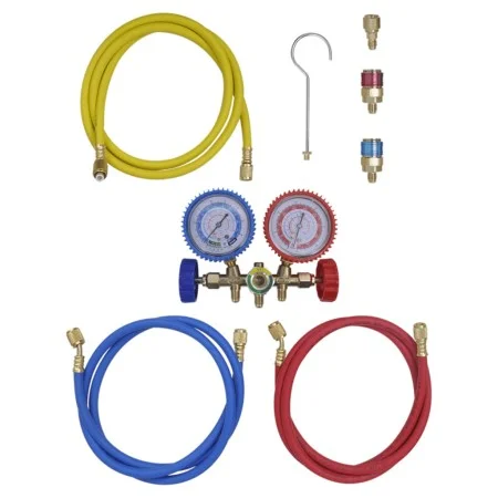 Air Conditioning Two Way Pressure Gauge Assembly by vidaXL, Calipers and micrometers - Ref: Foro24-141655, Price: 36,75 €, Di...
