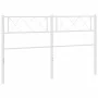 Cabecero de metal blanco 150 cm de , Cabeceros y pies de cama - Ref: Foro24-372360, Precio: 29,40 €, Descuento: %