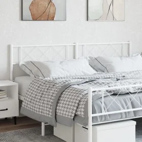 Weißes Metallkopfteil 180 cm von , Kopf- und Fußteile - Ref: Foro24-372362, Preis: 28,57 €, Rabatt: %