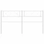 Cabecero de metal blanco 150 cm de , Cabeceros y pies de cama - Ref: Foro24-372360, Precio: 29,40 €, Descuento: %