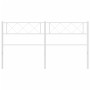 Kopfteil aus weißem Metall, 150 cm von , Kopf- und Fußteile - Ref: Foro24-372360, Preis: 29,40 €, Rabatt: %
