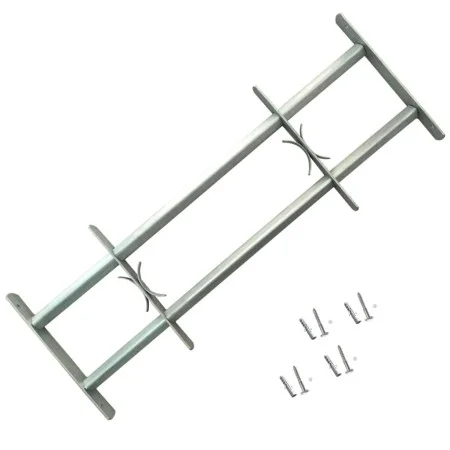 Adjustable window security grille with 2 bars 500-650 mm by vidaXL, Windows - Ref: Foro24-141379, Price: 30,71 €, Discount: %