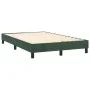 Box spring bed with dark green velvet mattress 120x200 cm by , Beds and slatted bases - Ref: Foro24-3141476, Price: 383,05 €,...