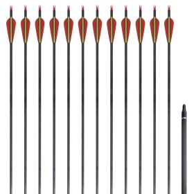 Carbonpfeile für Standard-Recurvebogen, 30" 0,76 cm, 12 Stk von vidaXL, Pfeile und Darts - Ref: Foro24-90857, Preis: 76,76 €,...