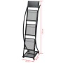Magazine rack 40x32x131 cm black A4 by , Magazine racks - Ref: Foro24-30098, Price: 105,61 €, Discount: %