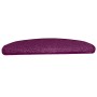 Felpudos para escaleras 15 unidades 65x21x4 cm violeta
