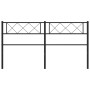 Kopfteil aus schwarzem Metall, 135 cm von , Kopf- und Fußteile - Ref: Foro24-372309, Preis: 31,11 €, Rabatt: %
