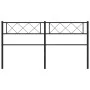 Kopfteil aus schwarzem Metall, 135 cm von , Kopf- und Fußteile - Ref: Foro24-372309, Preis: 30,43 €, Rabatt: %