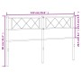 Kopfteil aus schwarzem Metall, 135 cm von , Kopf- und Fußteile - Ref: Foro24-372309, Preis: 31,11 €, Rabatt: %