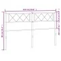 Kopfteil aus schwarzem Metall, 135 cm von , Kopf- und Fußteile - Ref: Foro24-372309, Preis: 30,43 €, Rabatt: %