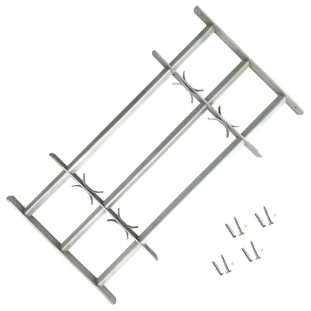 Verstellbares Fenster-Sicherheitsgitter mit 3 Stangen, 1000–1500 mm von vidaXL, Windows - Ref: Foro24-141384, Preis: 61,64 €,...
