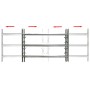 Verstellbares Fenster-Sicherheitsgitter mit 3 Stangen, 1000–1500 mm von vidaXL, Windows - Ref: Foro24-141384, Preis: 61,64 €,...
