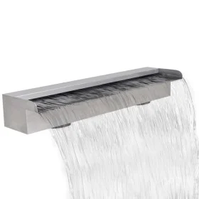 Rectangular waterfall fountain stainless steel pool 60 cm by vidaXL, Fountains and waterfalls - Ref: Foro24-41667, Price: 86,...