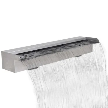 Rectangular waterfall fountain stainless steel pool 60 cm by vidaXL, Fountains and waterfalls - Ref: Foro24-41667, Price: 86,...