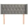 Hellgraues Samtkopfteil 103x16x78/88 cm von , Kopf- und Fußteile - Ref: Foro24-3119146, Preis: 58,55 €, Rabatt: %