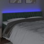 LED-Kopfteil aus dunkelgrünem Samt, 180 x 7 x 78/88 cm von , Kopf- und Fußteile - Ref: Foro24-3122011, Preis: 93,07 €, Rabatt: %