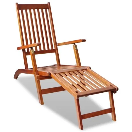 Gartenliege mit massivem Akazienholz-Fußteil von vidaXL, Liegen - Ref: Foro24-41433, Preis: 113,74 €, Rabatt: %