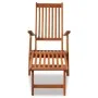 Gartenliege mit massivem Akazienholz-Fußteil von vidaXL, Liegen - Ref: Foro24-41433, Preis: 113,74 €, Rabatt: %