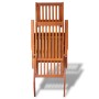 Tumbona de jardín con reposapiés de madera maciza de acacia by vidaXL, Loungers - Ref: Foro24-41433, Price: 115,93 €, Discoun...