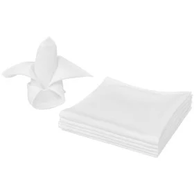 50 weiße Stoffservietten 50 x 50 cm von vidaXL, Stoffservietten - Ref: Foro24-130798, Preis: 48,36 €, Rabatt: %