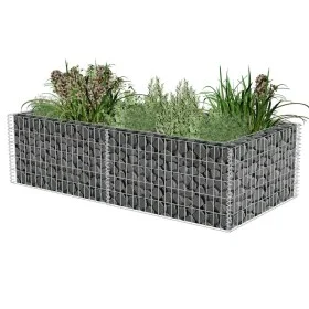 Steel gabion planter 180x90x50 cm by vidaXL, fence panels - Ref: Foro24-141624, Price: 74,48 €, Discount: %