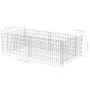 Jardinera de gaviones de acero 180x90x50 cm de vidaXL, Paneles de vallas - Ref: Foro24-141624, Precio: 73,52 €, Descuento: %