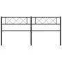 Cabecero de metal negro 180 cm de , Cabeceros y pies de cama - Ref: Foro24-372313, Precio: 30,75 €, Descuento: %