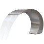 Fuente cascada para piscina de acero inoxidable 45x30x60 cm de vidaXL, Fuentes y cascadas - Ref: Foro24-41685, Precio: 210,87...