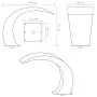 Stainless steel waterfall feature for pool 45x30x60 cm by vidaXL, Fountains and waterfalls - Ref: Foro24-41685, Price: 209,02...